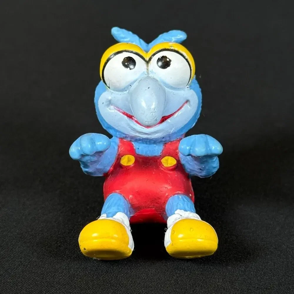 1986 Vintage McDonald's Happy Meal Toy Muppet Babies Sitting Gonzo Red Shorts